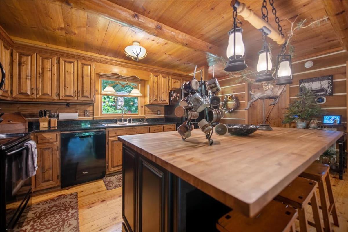 Waterfront Mountain Cabin With Hot Tub Villa บลูริดจ์ ภายนอก รูปภาพ