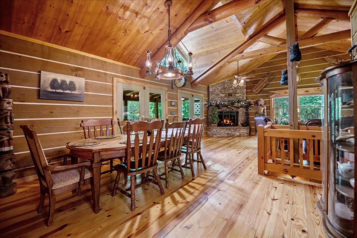 Waterfront Mountain Cabin With Hot Tub Villa บลูริดจ์ ภายนอก รูปภาพ