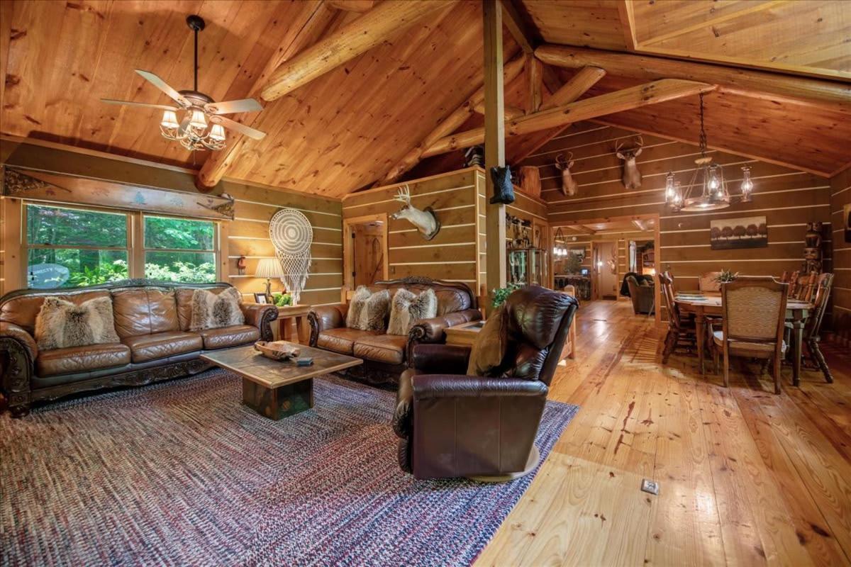 Waterfront Mountain Cabin With Hot Tub Villa บลูริดจ์ ภายนอก รูปภาพ