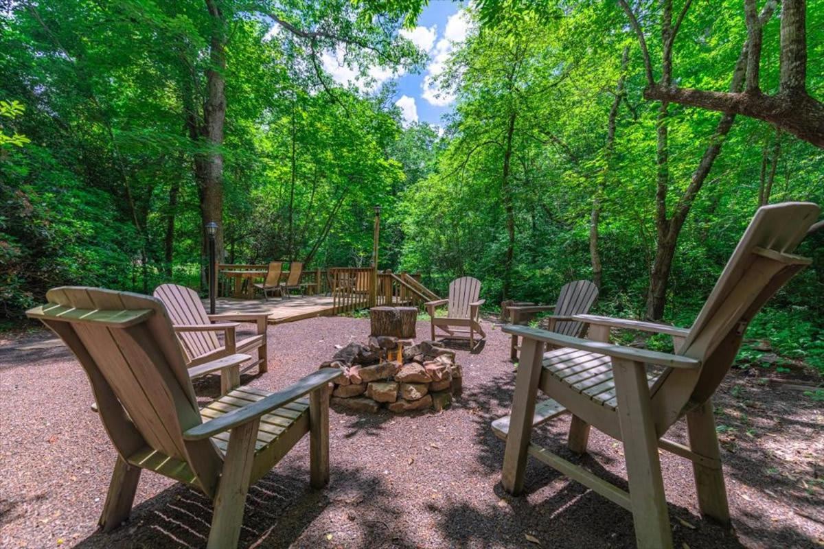 Waterfront Mountain Cabin With Hot Tub Villa บลูริดจ์ ภายนอก รูปภาพ