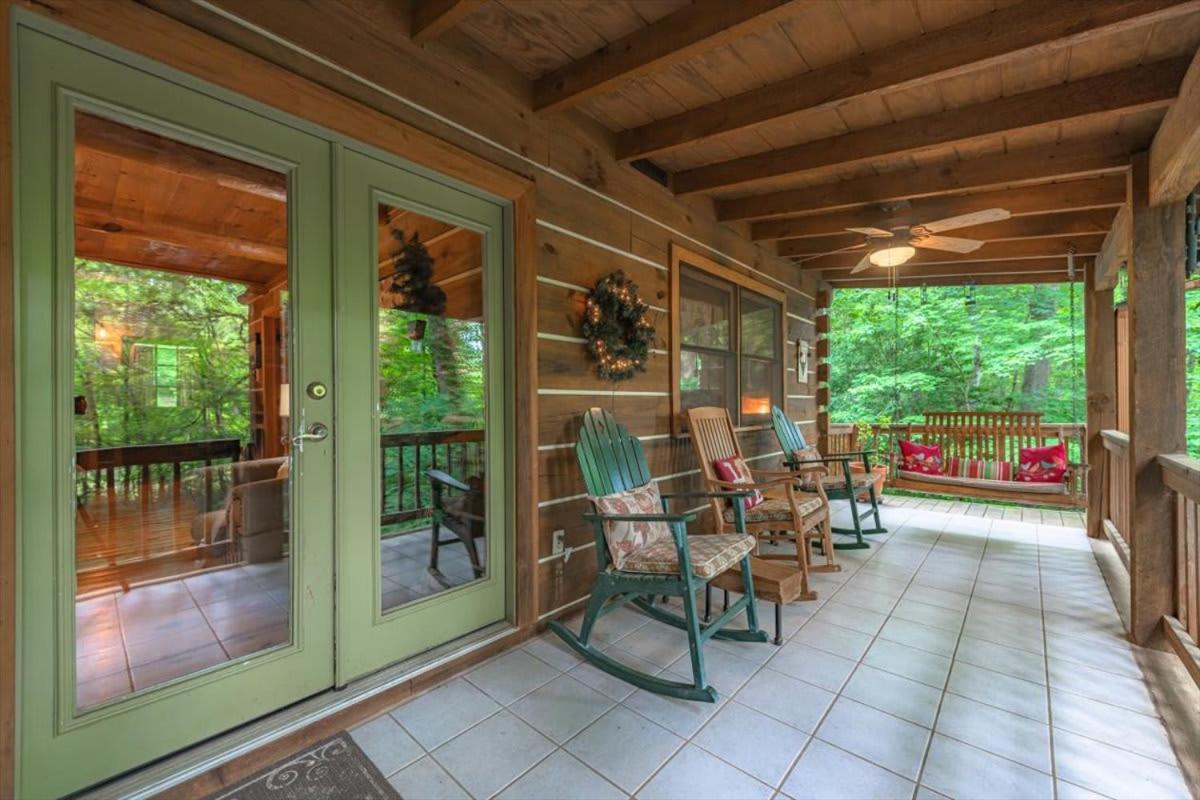 Waterfront Mountain Cabin With Hot Tub Villa บลูริดจ์ ภายนอก รูปภาพ