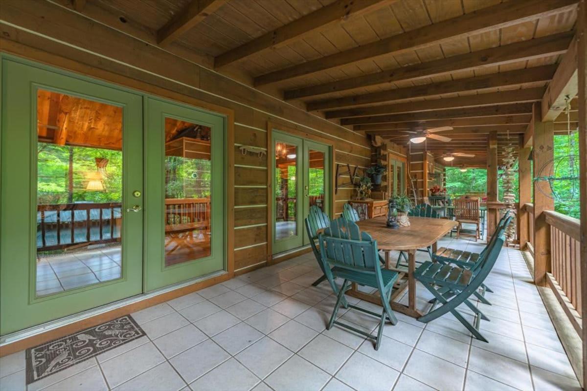 Waterfront Mountain Cabin With Hot Tub Villa บลูริดจ์ ภายนอก รูปภาพ