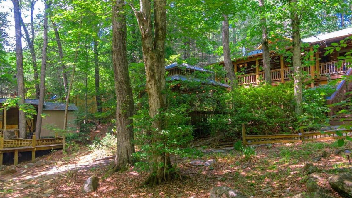 Waterfront Mountain Cabin With Hot Tub Villa บลูริดจ์ ภายนอก รูปภาพ